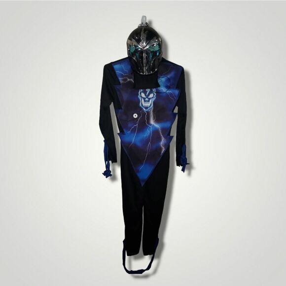 Spirit Halloween Xtreme lightening Ninja Costume Large - Picture 1 of 9